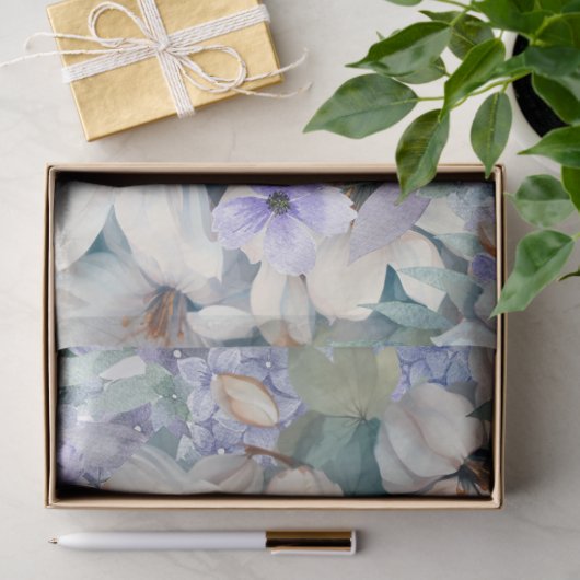 Elegante Bloemen & Vlinders Decoupage Tissuepapier (Geschenk)