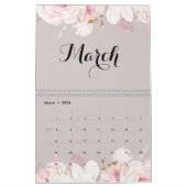 Elegante Bloemen Wandkalender 2025 Kalender (Mar 2026)