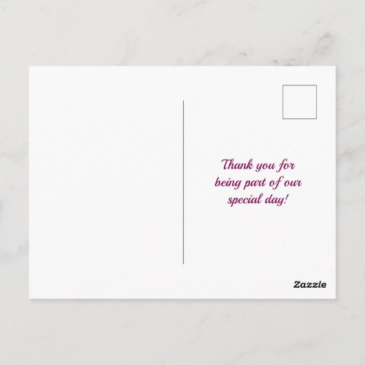 Elegante Bloemen Waterverf Dank u Kaart Custom (Achterkant)