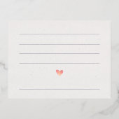 Elegante Bloemen Waterverf Moederdag Kaart – Roze (Achterkant)