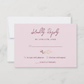 Elegante Bloemen Wildflower Lavendel Verjaardag RS (Voorkant)