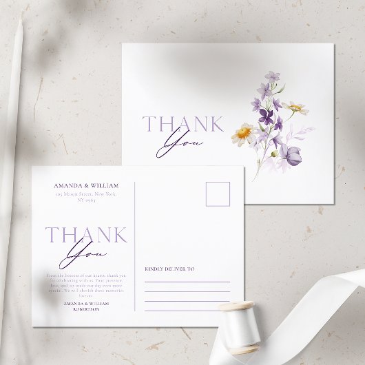 Elegante bloemenansichtkaart aankondigingskaart