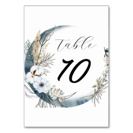 Elegante bloemenaquarel bruiloft kaart