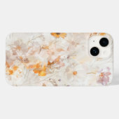 Elegante Bloemenaquarel Case-Mate iPhone Case (Achterkant (horizontaal))