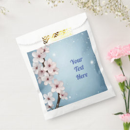 Elegante Bloemenbloesem Huwelijksuitnodiging Desig Bedankzakje