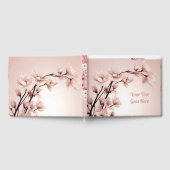 Elegante Bloemenbloesem Huwelijksuitnodiging Desig Gastenboek (Volledig)