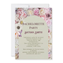 Elegante Bloemenboog Zomer Bachelorette Party