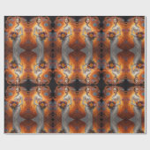 Elegante Bloemenbruid bruiloft Collectie Cadeaupapier (Vlak)