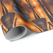 Elegante Bloemenbruid bruiloft Collectie Cadeaupapier (Rol Hoek)