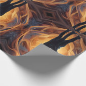 Elegante Bloemenbruid bruiloft Collectie Cadeaupapier (Hoek)