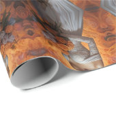 Elegante Bloemenbruid bruiloft Collectie Cadeaupapier (Rol Hoek)