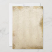 Elegante  bloemenbruidsdouche Uitnodiging (Achterkant)