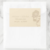 Elegante bloemenbruiloft labels -4 (Tas)