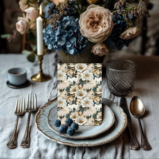 Elegante bloemenbruiloft uitnodiging modern script