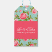 Elegante  bloemencadeau Labels Cadeaulabel (Voorkant)