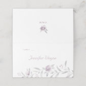 Elegante bloemenChinoiserie trouwplaatskaarten Plaatskaartje (Buitenkant ongevouwen)