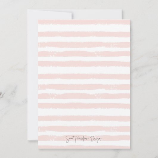 Elegante Bloemencoomunie Kaart (Achterkant)