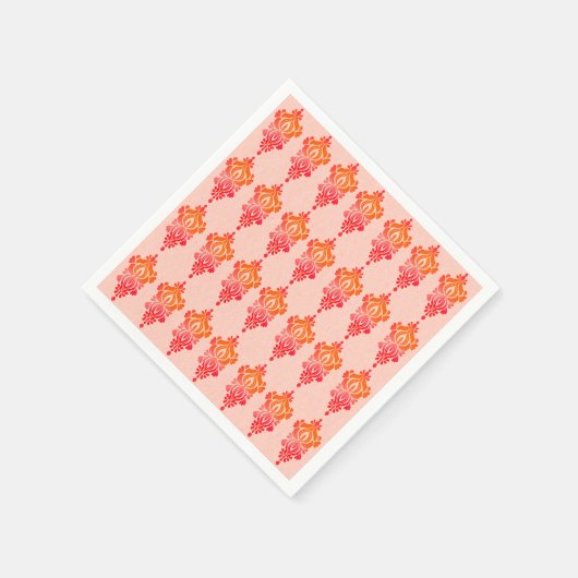 Elegante Bloemendamask Chic Servetten (Hoek)