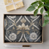 Elegante Bloemendamask Decoupage Tissuepapier (Geschenk)