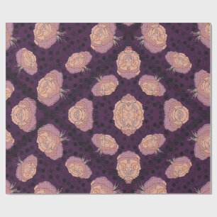 Elegante Bloemendeken – Knusse Botanische Worp Cadeaupapier