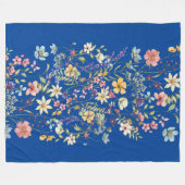 Elegante bloemendeken voor gezellig comfort en sti fleece deken (Voorkant (Horizontaal))