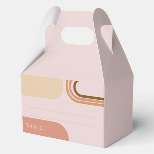 Elegante bloemendoos voor huwelijksgunst bedankdoosjes (Voorkant)