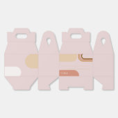 Elegante bloemendoos voor huwelijksgunst bedankdoosjes (Ongevouwen)