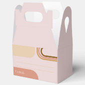 Elegante bloemendoos voor huwelijksgunst bedankdoosjes (Open)