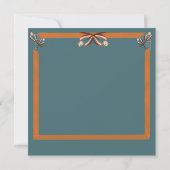 Elegante bloemendroomvanger Aangepaste bruiloft Kaart (Achterkant)