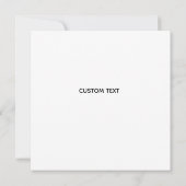 Elegante bloemenduif, Vredesduif bruiloft Kaart (Achterkant)