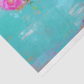 Elegante bloemeneend grillige decoupage tissuepapier (Detail)