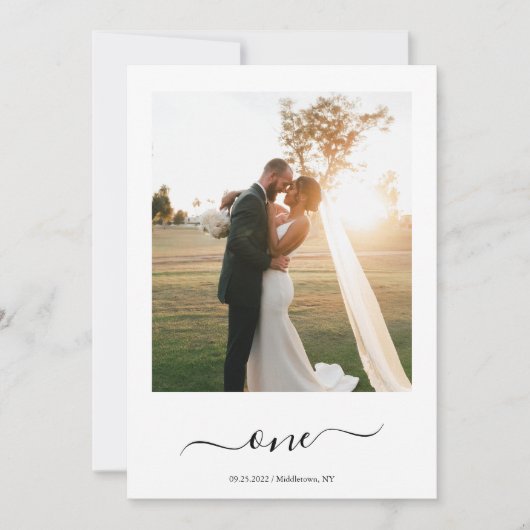 Elegante Bloemenfoto Tafelnummer (Voorkant)