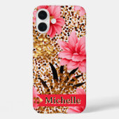 Elegante bloemengelukzaligheid Case-Mate iPhone case (Achterkant)