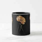 Elegante bloemengodin mode-illustratie mok (Midden)