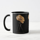 Elegante bloemengodin mode-illustratie mok (Links)