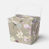 Elegante bloemenherfstbruiloft bedankdoosjes (Voorkant Zijde)