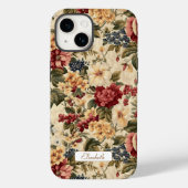 Elegante  bloemenivoor achtergrond Case-Mate iPhone case (Achterkant)
