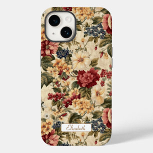 Elegante  bloemenivoor achtergrond Case-Mate iPhone 14 hoesje