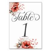 Elegante bloemenkalligrafie partij kaart (Achterkant)