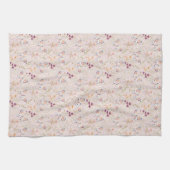 Elegante bloemenkeukenhanddoek theedoek (Horizontaal)