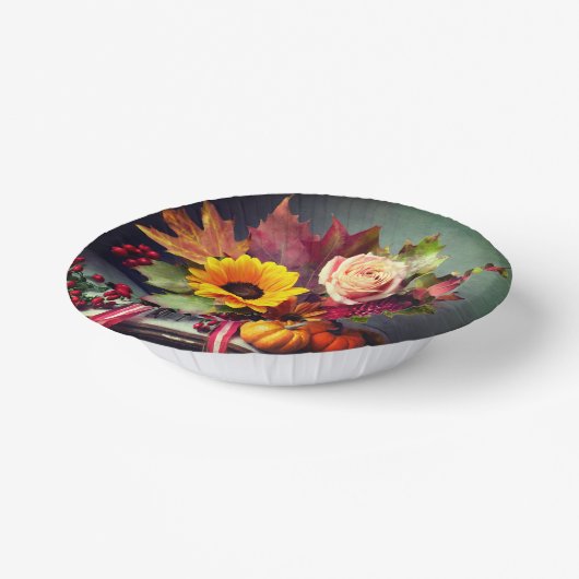 Elegante Bloemenkom, 7"Document Kom (Gebogen)