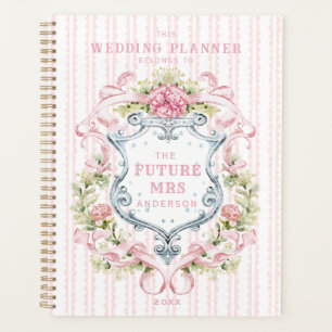 Elegante bloemenkroon voor de bruiloft planner