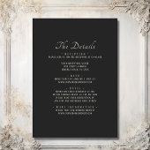 Elegante bloemenkroonluchter Alles in één bruiloft Kaart