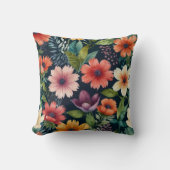 Elegante bloemenkussen kussen (Voorkant)