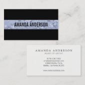 Elegante bloemenlavendel | VISITEKAARTJE (Voorkant / Achterkant)