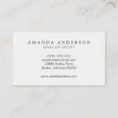 Elegante bloemenlavendel | VISITEKAARTJE (Achterkant)