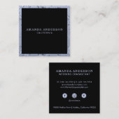 Elegante bloemenlavendel | VISITEKAARTJE (Voorkant / Achterkant)