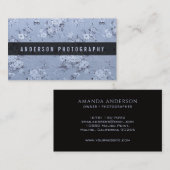 Elegante  bloemenlavendel | VISITEKAARTJE (Voorkant / Achterkant)