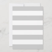 Elegante bloemenmeisje babyshower uitnodiging (Achterkant)