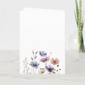 Elegante bloemenmoeder Happy Mothers Day Kaart (Achterkant)